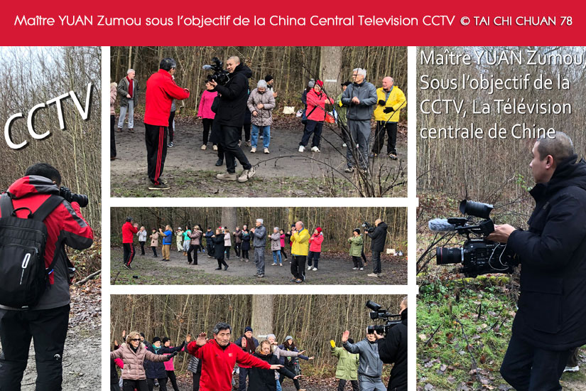 China Central Television (CCTV) a filmé Maître Yuan avec son groupe TAI CHI CHUAN 78