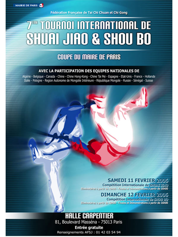 Mairie De Paris 7eme Tournoi International SHUAI JIAO et SHOU BO